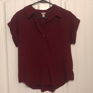 Maroon Blouse